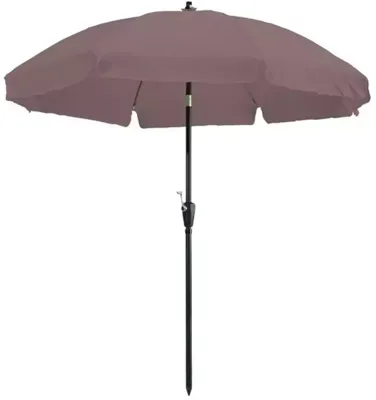 Parasol Lanzarote 250cm met knik - Taupe