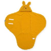 Jollein wikkeldeken Bunny mustard - thumbnail