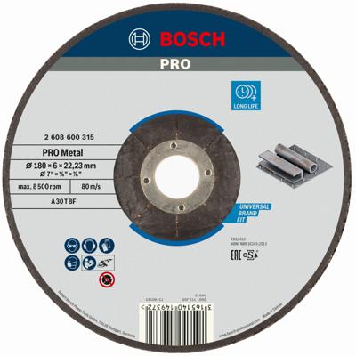 Bosch Accessories Bosch Power Tools 2608600315 Afbraamschijf gebogen 180 mm 1 stuk(s) Staal Bosch Accessories Bosch Power Tools 2608600315 Afbraamschijf gebogen 180 mm 1 stuk(s) Staal