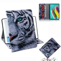 Tiger patroon horizontale Flip lederen case voor Galaxy tab S5E T720/T725 met houder & Card slot & portemonnee - thumbnail