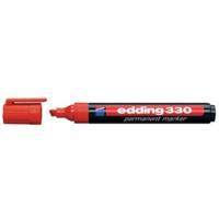Edding permanente marker e-330 rood - thumbnail