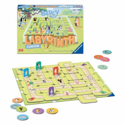 Ravensburger Junior labyrinth bordspel bluey