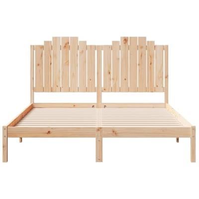 Bedframe extra lang zonder matras massief hout 140x210 cm