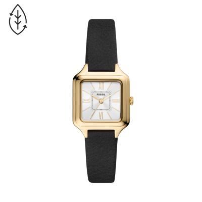 Horlogeband Fossil ES5086 Leder Zwart 12mm Horlogeband Fossil ES5086 Leder Zwart 12mm