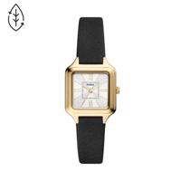 Horlogeband Fossil ES5086 Leder Zwart 12mm - thumbnail