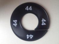 Maatring zwart/wit 44 - thumbnail