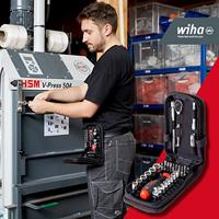 Wiha Dopsleutel- en bitset 1/4" | incl. functionele tas met riemclip | 40-delig - 44684 - thumbnail