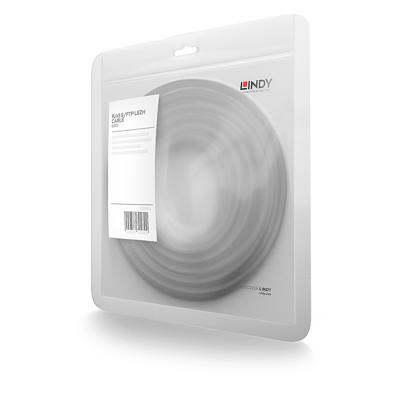 LINDY 47264 RJ45 Netwerkkabel, patchkabel CAT 6a (losse kabel CAT 7) S/FTP 2.00 m Grijs Snagless 1 stuk(s)