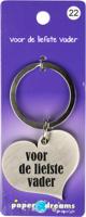 Hart sleutelhanger - de liefste vader - thumbnail