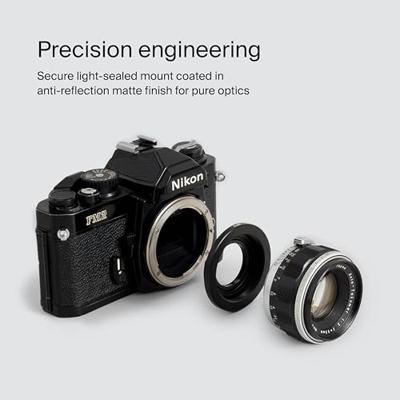 Urth Lens Mount Adapter: Compatible with M42 Lens to Nikon F Camera Body (with Optical Glass) Urth Lens Mount Adapter: Compatible with M42 Lens to Nikon F Camera Body (with Optical Glass)