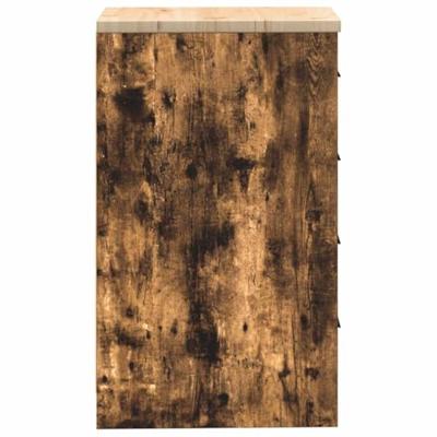 Garagekast 40x51x85 cm massief grenenhout gerookt eiken Garagekast 40x51x85 cm massief grenenhout gerookt eiken