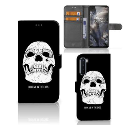 Telefoonhoesje met Naam OnePlus Nord Skull Eyes Telefoonhoesje met Naam OnePlus Nord Skull Eyes