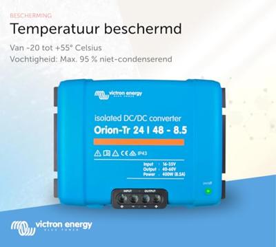 Victron Energy Orion-Tr 24/48-8,5A Converter 400 W 24 V - 48.2 V Victron Energy Orion-Tr 24/48-8,5A Converter 400 W 24 V - 48.2 V