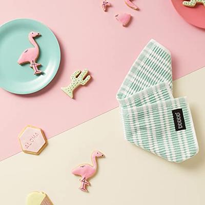 DDDDD DDDDD vaatdoek Stripe pastel green 30 x 30 cm