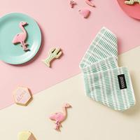 DDDDD DDDDD vaatdoek Stripe pastel green 30 x 30 cm - thumbnail