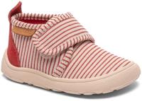 Blotevoetenschoenen voor kinderen BAREFOOT BASIC BISGAARD rood, gestreept - thumbnail