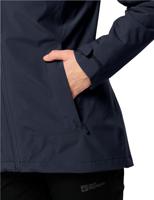 Jack wolfskin Moonrise 3 In 1 Jas Dames Night Blue M - thumbnail
