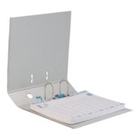 Elba Rado Plast ordner, grijs, rug van 8 cm - thumbnail