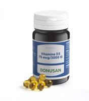Bonusan Vitamine D3 75 Softgels - thumbnail