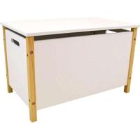 SCANDIWOOD Houten speelgoedkist 37,5 x 60 x36 cm voor kinderen - thumbnail