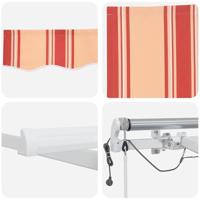 Automatisch Uittrekbaar Ligbed met LED Geel en Oranje 600 x 300 cm - thumbnail