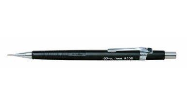 Pentel vulpotlood voor potloodstiften: 0,5 mm, zwarte houder