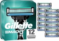 Gillette Gillette Mach3 Scheermesjes - 12 Stuks - thumbnail