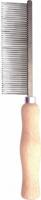 Grote houten kam, fijn - thumbnail