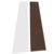 Auralex SonoSuede Trapezoid Panel Right Brown 121x40x2.5cm absorber (per stuk)