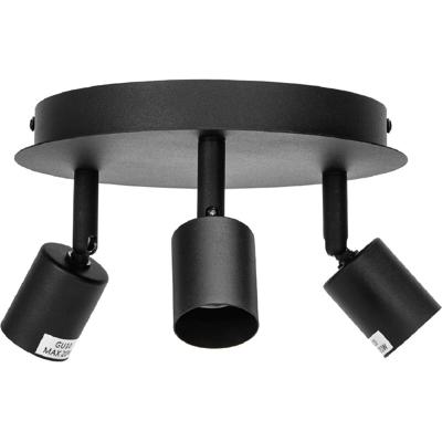 Moderne LED Plafondspot 3-lichts Mat Zwart Aluminium - GU10 Fitting
