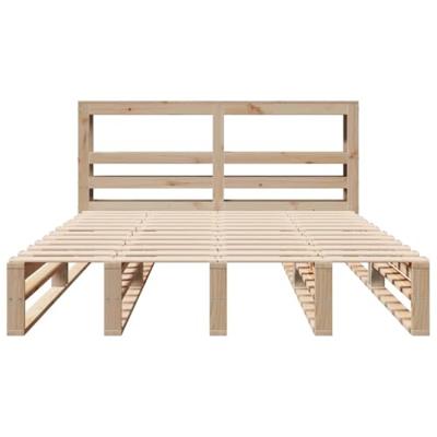Bedframe zonder matras massief grenenhout 120x200 cm