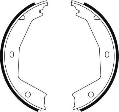 Remschoenset, parkeerrem 9060