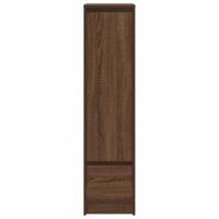 Hoge kast 29,5x34x119,5 cm spaanplaat bruin eikenkleurig - thumbnail