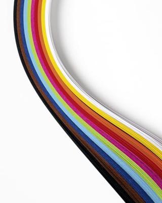 Vlechtstroken folia 50x1cm 130gr 200 stroken ass