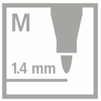 Stabilo pen 68 metallic viltstiften, 8st. - thumbnail