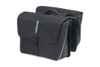Basil forte dubbele fietstas, waterafstotend, 35l, zwart. - thumbnail