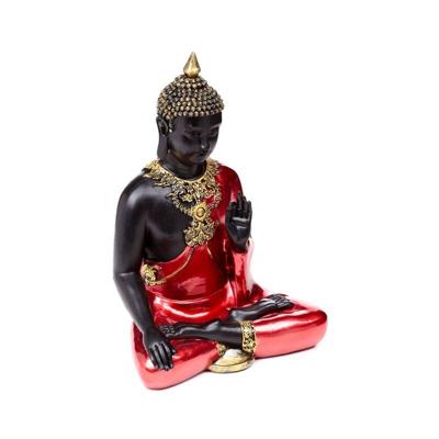 Rood, Zwart & Goud Thaise Boeddha Meditatie
