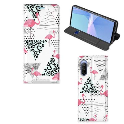 Sony Xperia 10 III | Hoesje maken | Flamingo Triangle