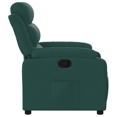Fauteuil verstelbaar stof donkergroen
