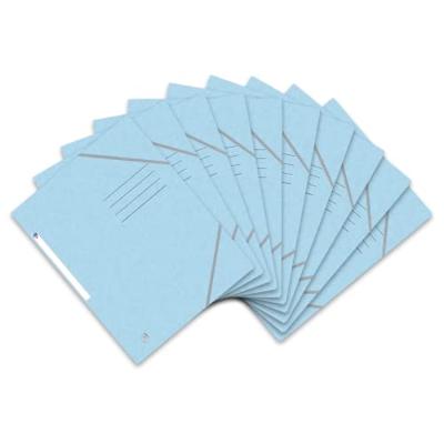 Elastomap oxford top file+ a4 pastel blauw | 10 stuks Elastomap oxford top file+ a4 pastel blauw | 10 stuks