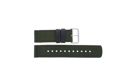 Horlogeband Casio PRG-600YB-3 / 10530879 Nylon/perlon Groen 24mm