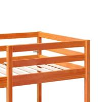 Hoogslaper met bureau en stoelen grenenhout wasbruin 90x190 cm - thumbnail