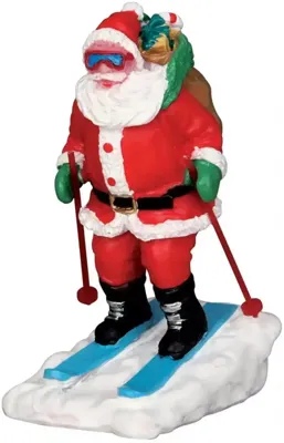 Kerstfiguur Santa skier LEMAX - Lemax