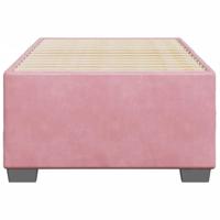 Bedframe fluweel roze 90x190 cm - thumbnail