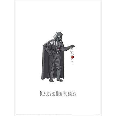 Kunstdruk Star Wars - Vaders Boredom Busting Ideas Discover New Hobbies 30x40cm