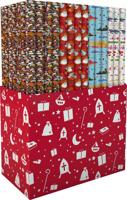 Inpakpapier sint 46.5x250cm assorti - thumbnail