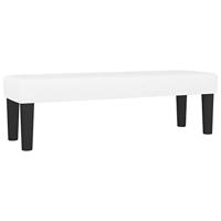 Boxspring met matras kunstleer wit 140x190 cm - thumbnail