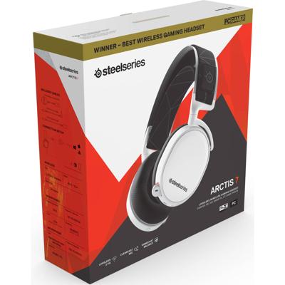 Steelseries Arctis 7 Headset Hoofdband 3,5mm-connector Zwart, Wit Steelseries Arctis 7 Headset Hoofdband 3,5mm-connector Zwart, Wit