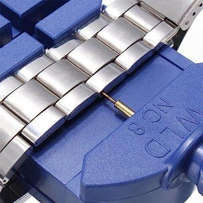 Metalen schakelband - Zilver - Geschikt voor Apple watch 38mm / 40mm / 41mm / 42mm