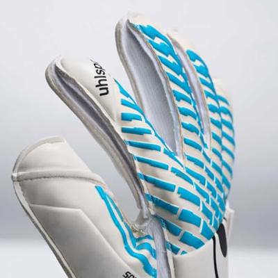 Uhlsport FM Cybertec Soft Flex Frame Keepershandschoenen Wit Felblauw Zwart